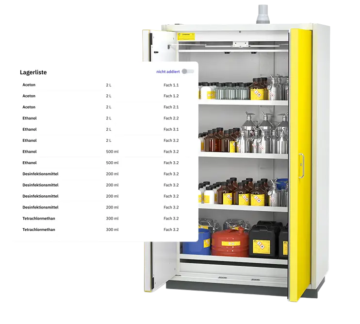 Screenshots der Software