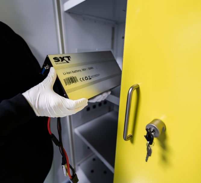 Storage of lithium-ion batteries