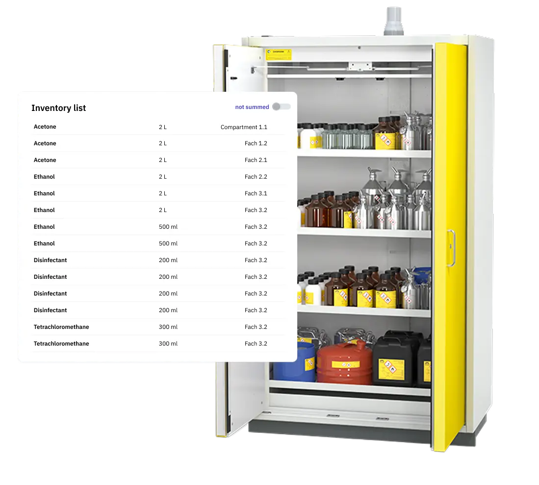 Screenshots der Software
